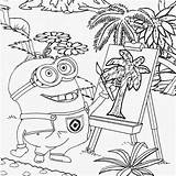 Minion Minions Moche Peinture Mechant Plantation Coloringhome Sketch Colorare Dipinge Jungle Volcano Rain Asd4 Despicable Learningprintable Méchant sketch template