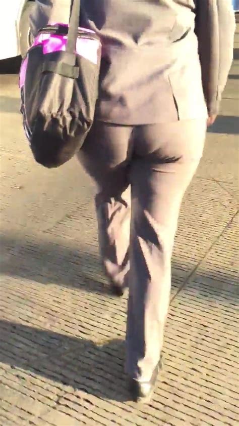 Slim Booty Redbone Milf In Grey Dress Pants Vpl 2 Porn 0e