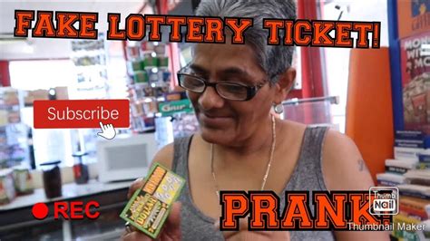 fake lottery ticket prank on my grandma youtube