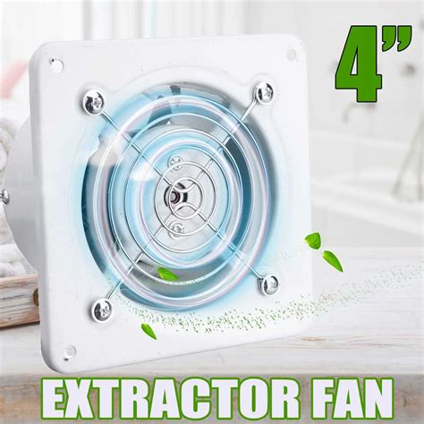 mm silent wall extractor ventilation fan window bathroom kitchen toilet vents