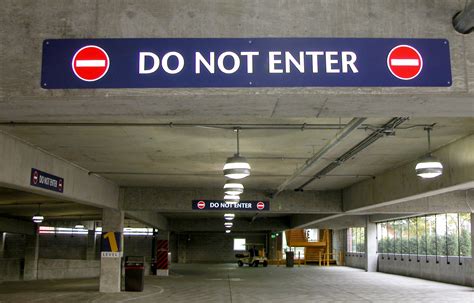 essential architectural signs parking garage gallery indianapolis