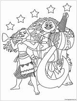 Moana Maui Kleurplaat Coloringpagesonly Mewarn11 Getdrawingscom Getdrawings Popular Rooster sketch template
