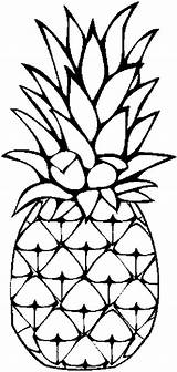 Pineapple Coloring Clipart Drawing Pages Printable Outline Clip Colouring Pine Pineapples Sweet Print Caribbean Cartoon Draw Color Kids Fruit Cliparts sketch template