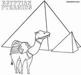 Drawing Pyramids Egyptian Coloring Getdrawings Egypt Pages sketch template