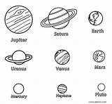 Planets Coloring Planet Pages Kids Printable Space Solar Sheets System Scale Drawing Print Outline Template Outer Size Sistema Nine Coloringfolder sketch template