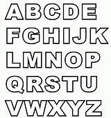 Letters Alphabet Uppercase Templates Printable Via sketch template