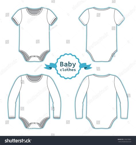 clothing set blank templates  baby bodysuits newborn clothes