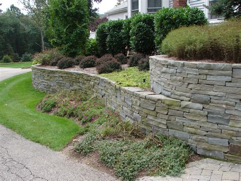retaining garden wall designs image