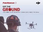 launching  fire department drone program