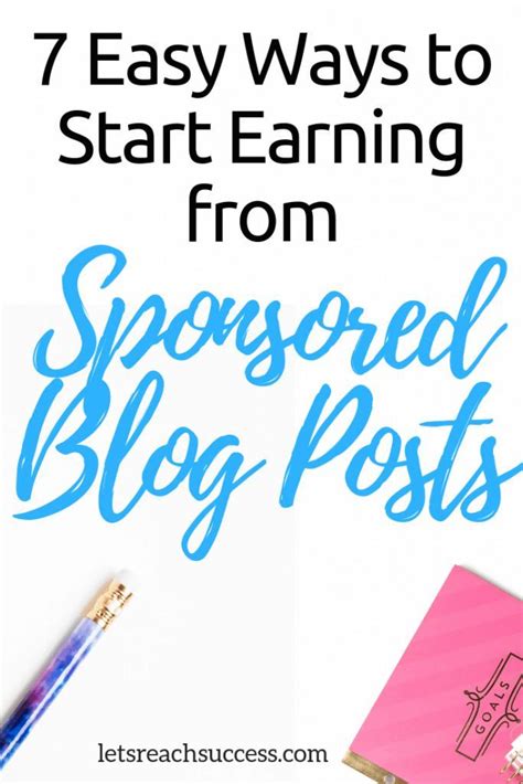 sponsored posts   blog  easy ways  start earning