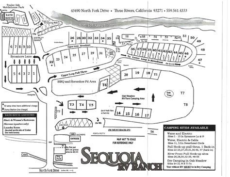 sequoia rv ranch map