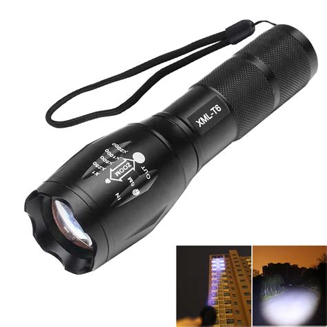 professional brightness mini flashlight lamp  modes zoomable adjustable flashlight torch  led