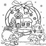 Christmas Coloring Pages Tree Drawing Santa Claus Color Teenagers Beautiful Clipart Printable Fun Xmas Kids Creatures Mystical Scenery Countryside Frozen sketch template