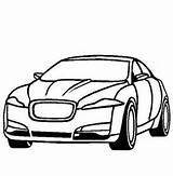 Car Jaguar Coloring Pages Silhouette Getdrawings Getcolorings sketch template