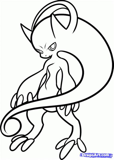 pokemon mewtwo coloring pages  getcoloringscom  printable