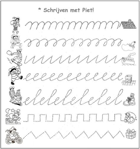 pin van erzsebet op kleuters werkbladen schrijven sinterklaas