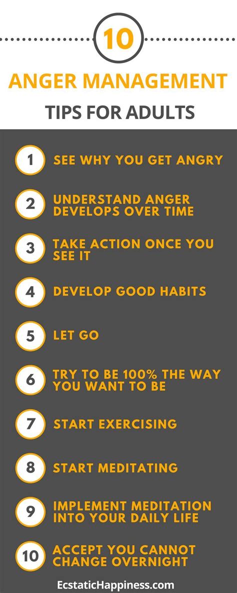 psychology infographic read these 10 anger management tips for adults