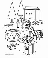Coloring Pages Christmas Toy Toys Printable Printing Help Print sketch template