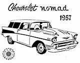 Chevy Coloring Pages Drawing Truck Drawings Car Classic Camaro Cars Colouring Nomad Getdrawings sketch template