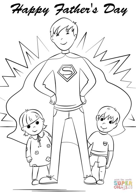 youre  super dad coloring page  printable coloring pages