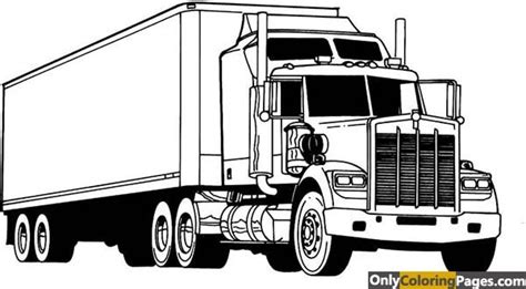 kenworth coloring pages   printable coloring pages sheets