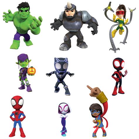 spidey   amazing friends  characters collection officially