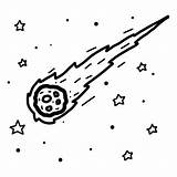 Comet Comete Comète Etoile étoile Peints Papiers sketch template