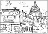 Sight Coloriage Londres Anglais Attractions Sightseeing Sights Angleterre sketch template