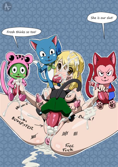 image 2075322 articfox fairy tail happy lector lucy heartfilia panther lily exceed frosch
