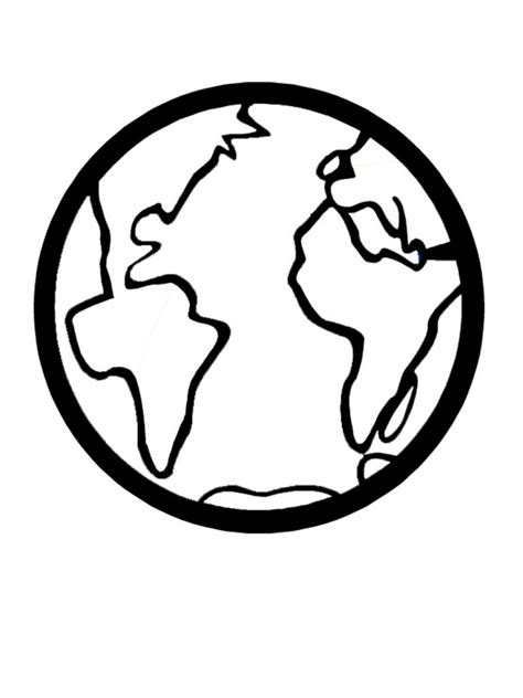 printable globe template