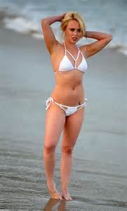 Jorgie Porter Flaunts Her Slim Figure In Daring Cut Out Bikini In Dubai