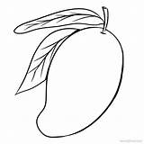 Fruit Mangoes Clipartmag Webstockreview Coloringfolder sketch template
