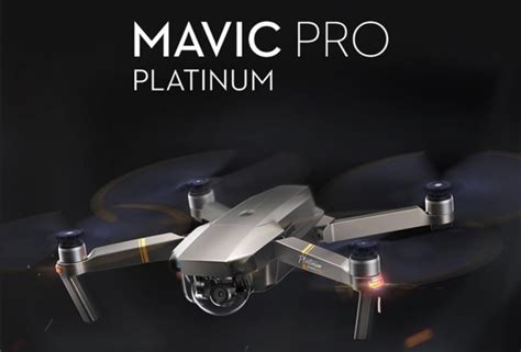 le drone dji mavic pro platinum est disponible