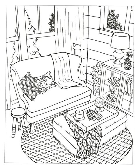 coloring pages house rooms warehouse  ideas