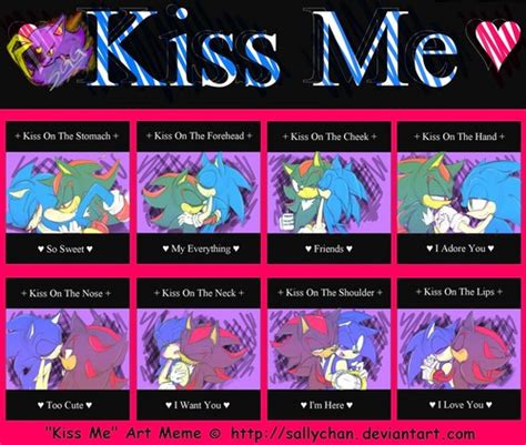 Sonadow Images Kiss Meme Sonadow~ Hd Wallpaper And Background