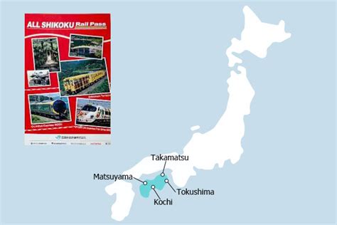 Japan All Shikoku Rail Pass Book Jr Shikoku Pass For 3 4 5 7 Days