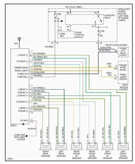 dodge ram radio wiring diagram
