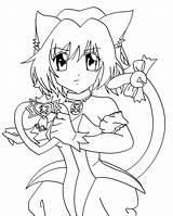 Mew Coloring Ichigo Lineart Pages Deviantart Drawings Comments Kids sketch template