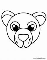 Coloring Bear Face Pages Drawing Teddy Polar Easy Preschoolers Clipartmag Getcolorings Bears Getdrawings Baby Color sketch template