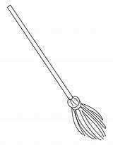 Broom Coloring Pages sketch template