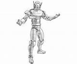 Ultron Coloring Pages Avengers Face War Age Popular Library Clipart Bing Coloringhome sketch template