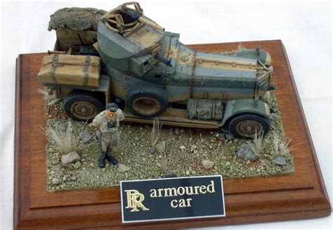 model rolls royce armoured car  scale photographed