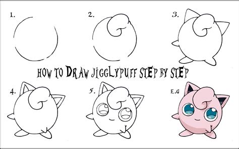daryl hobson artwork   draw  pokemon step  step jigglypuff