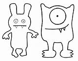 Coloring Ugly Dolls Pages Monster Felt Doll Bestcoloringpagesforkids Uglydoll Characters Board Kids Easy Color Choose Coloringhome Sewing Related sketch template