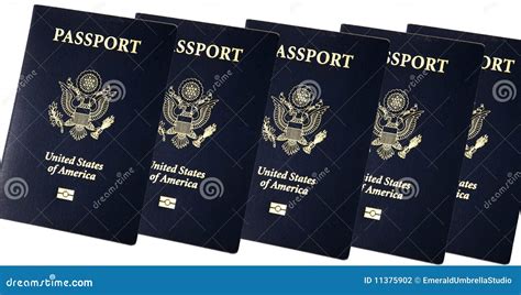 usa passport book stock photo image  chip data