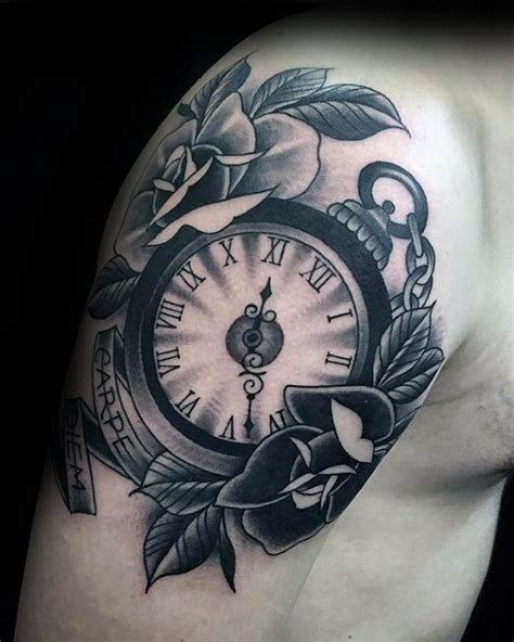 traditional clock tattoo ideas beauty logic blog