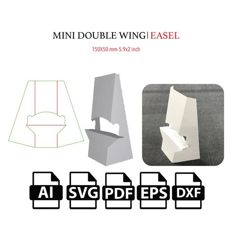 double wing easelposter standposter frameframe stand cut file box