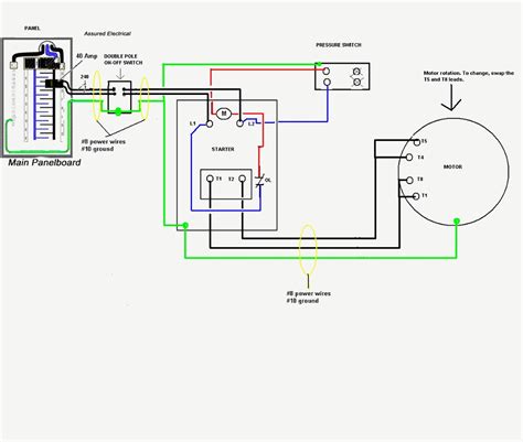phase air compressor pressure switch wiring diagram malaymac