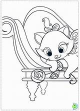 Marie Coloring Cat Pages Dinokids Library Clipart Cartoon Popular Close sketch template