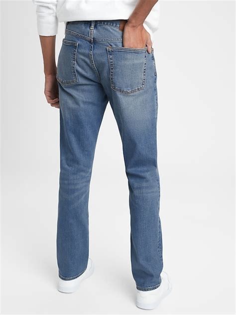 gapflex straight jeans with washwell gap